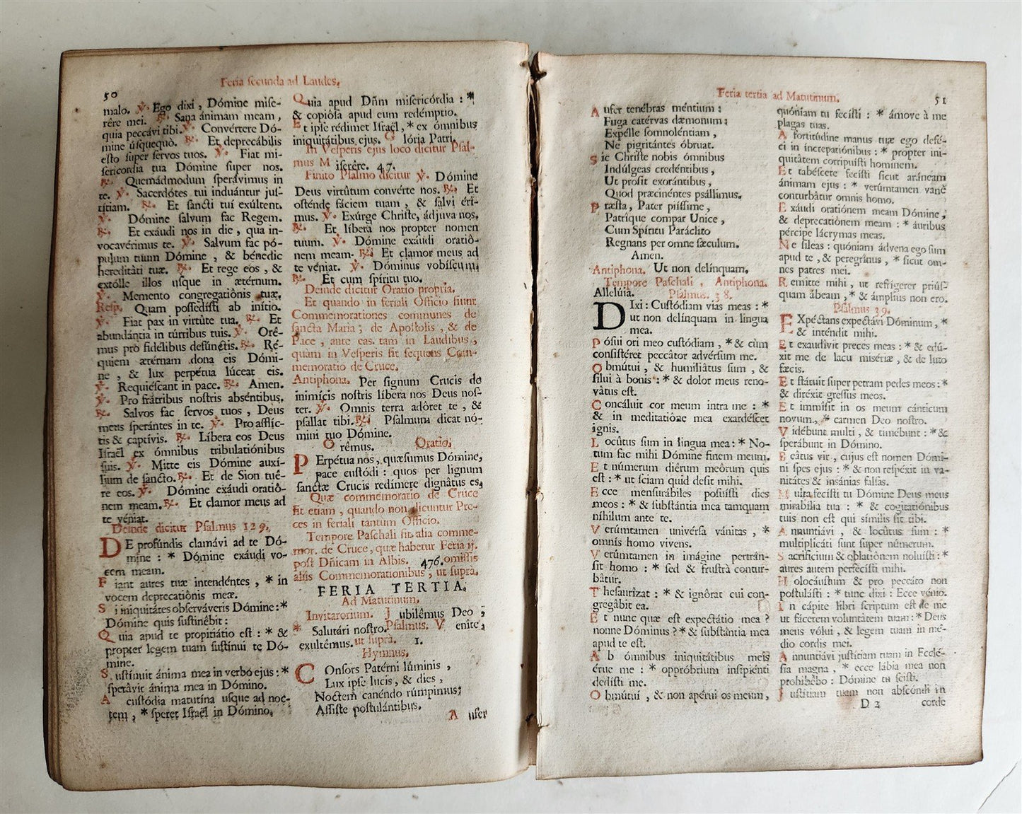 1739 BREVIARIUM ROMANUM 'Sacro Sancti Concilii Tridentini' antique PLANTIN PRESS