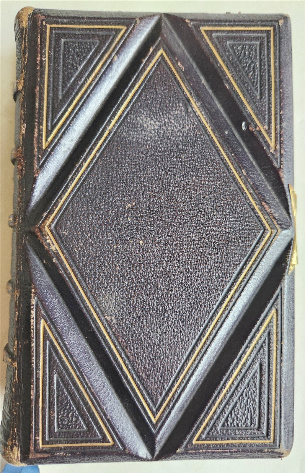 1845 BOOK OF COMMON PRAYER in ENGLISH w/ PSALMS of DAVID ANTIQUE FINE BINDING