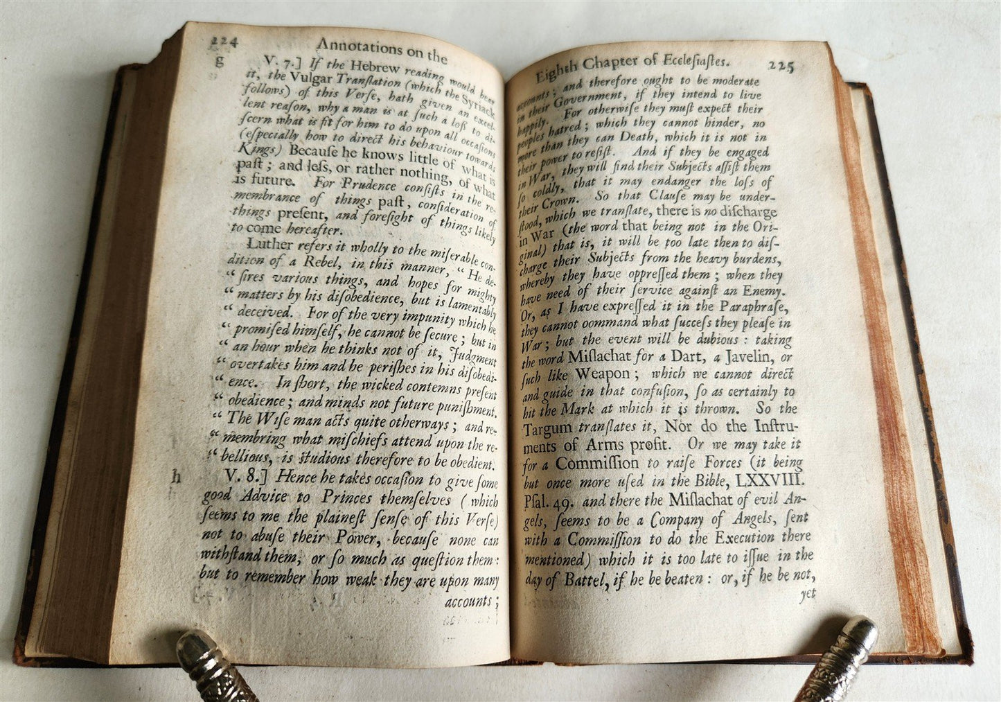 1685 PARAPHRASE upon BOOKS of ECCLESIATES & SONG of SOLOMON in English ANTIQUE