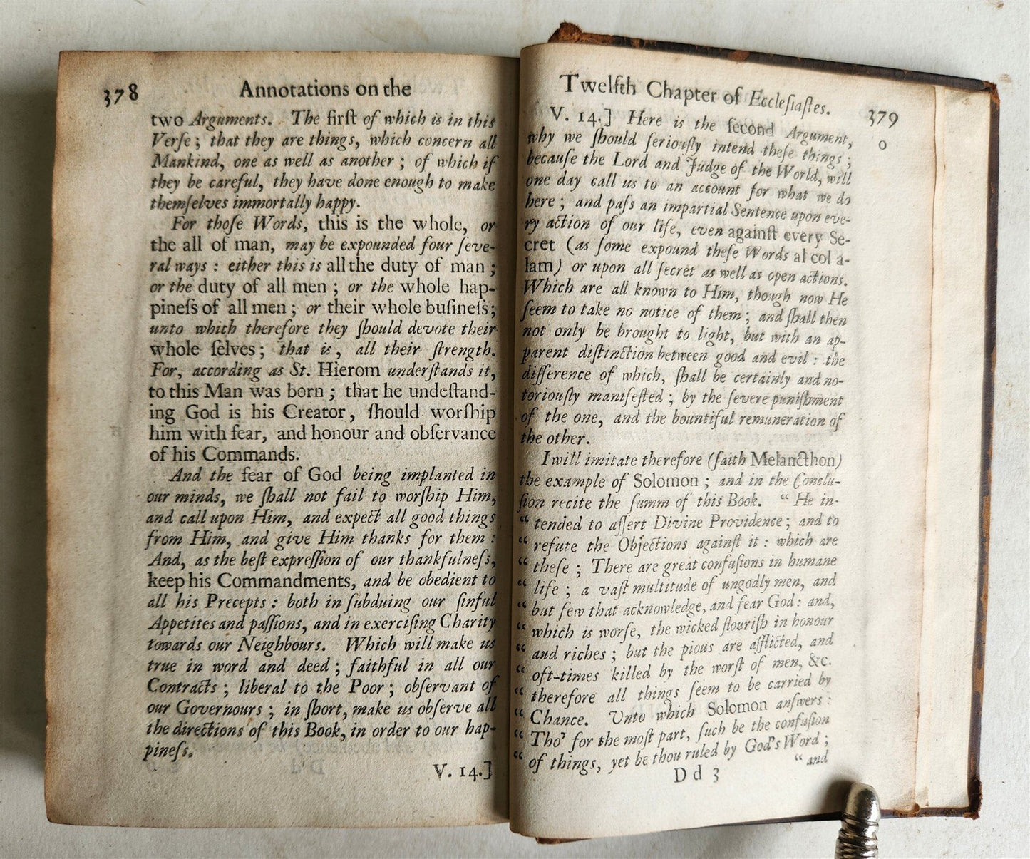 1685 PARAPHRASE upon BOOKS of ECCLESIATES & SONG of SOLOMON in English ANTIQUE