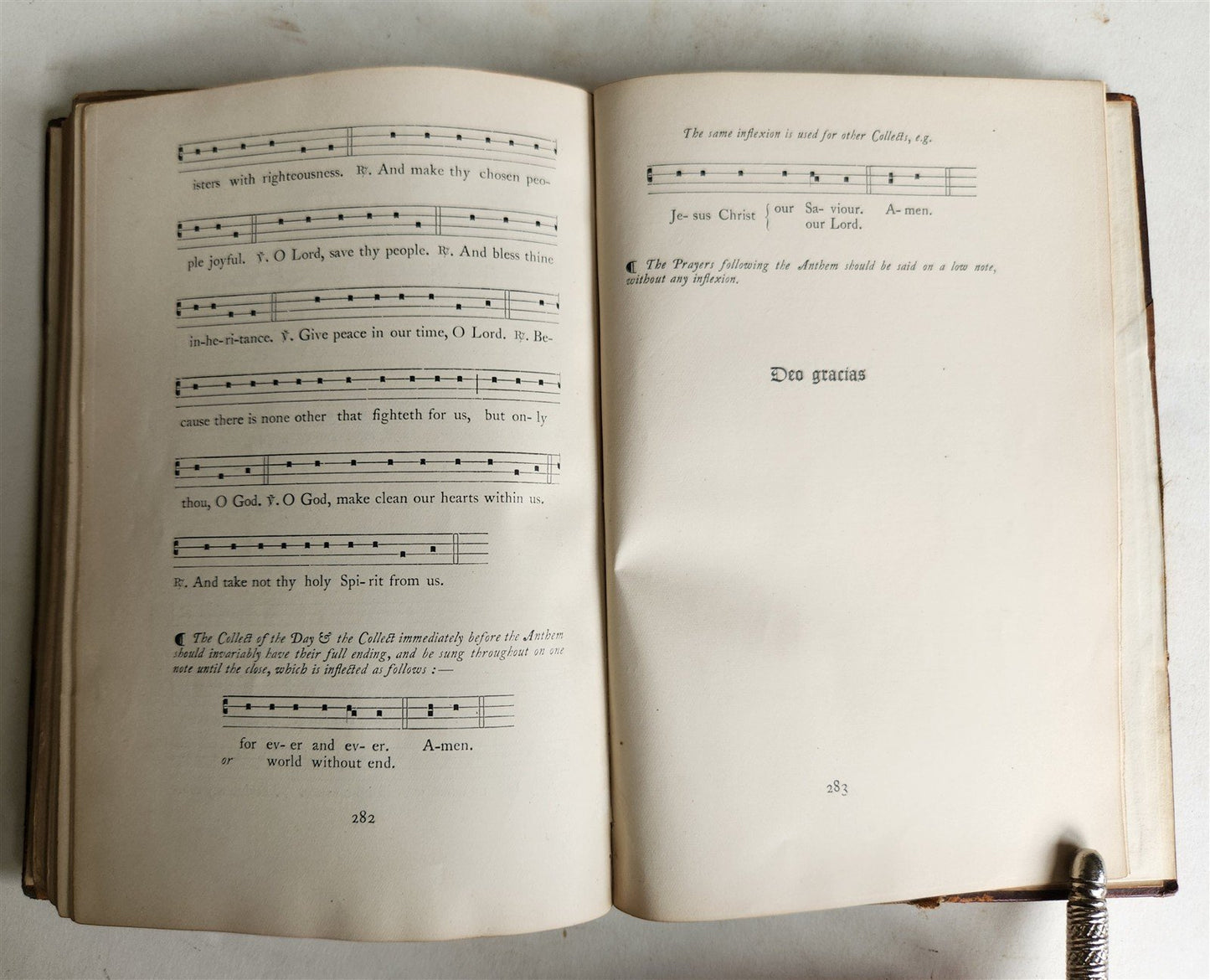 1928 PSALMS & CANTICLES at MATTINS & EVENSONGS from the SARUM TONALE ANTIQUE