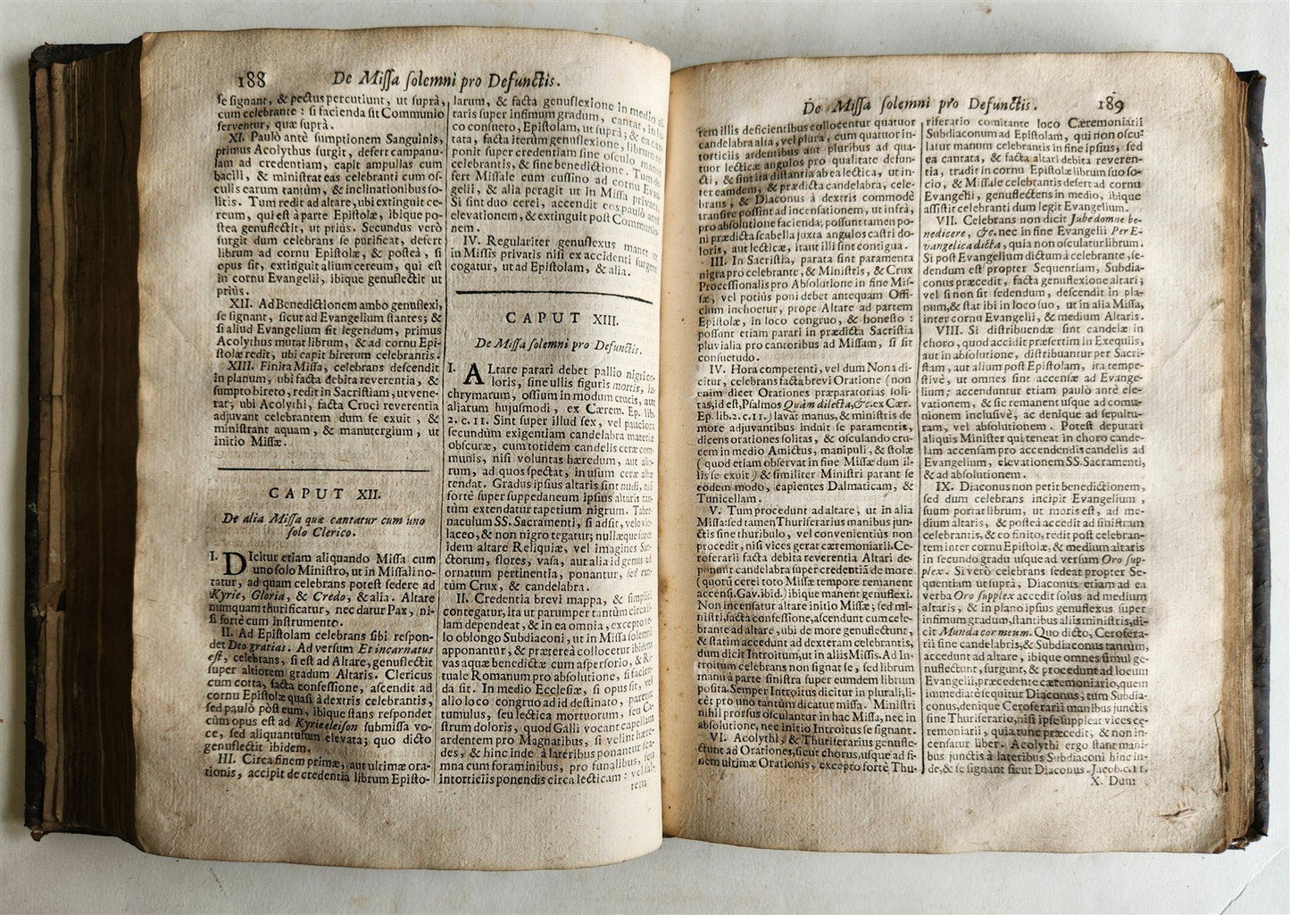 1726 MANUALE SACRUM CAEREMONIARUM by MICHAELE BAULDRY antique