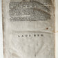 1726 MANUALE SACRUM CAEREMONIARUM by MICHAELE BAULDRY antique