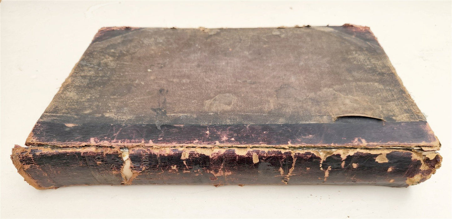 1719 EXPOSITORY NOTES on NEW TESTAMENT antique BIBLE COMMENTARY FOLIO in ENGLISH