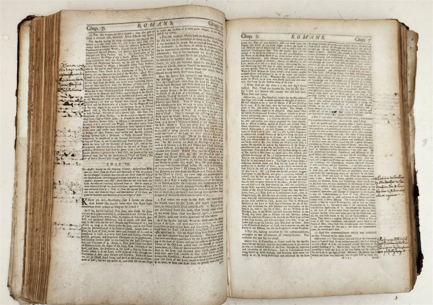 1719 EXPOSITORY NOTES on NEW TESTAMENT antique BIBLE COMMENTARY FOLIO in ENGLISH