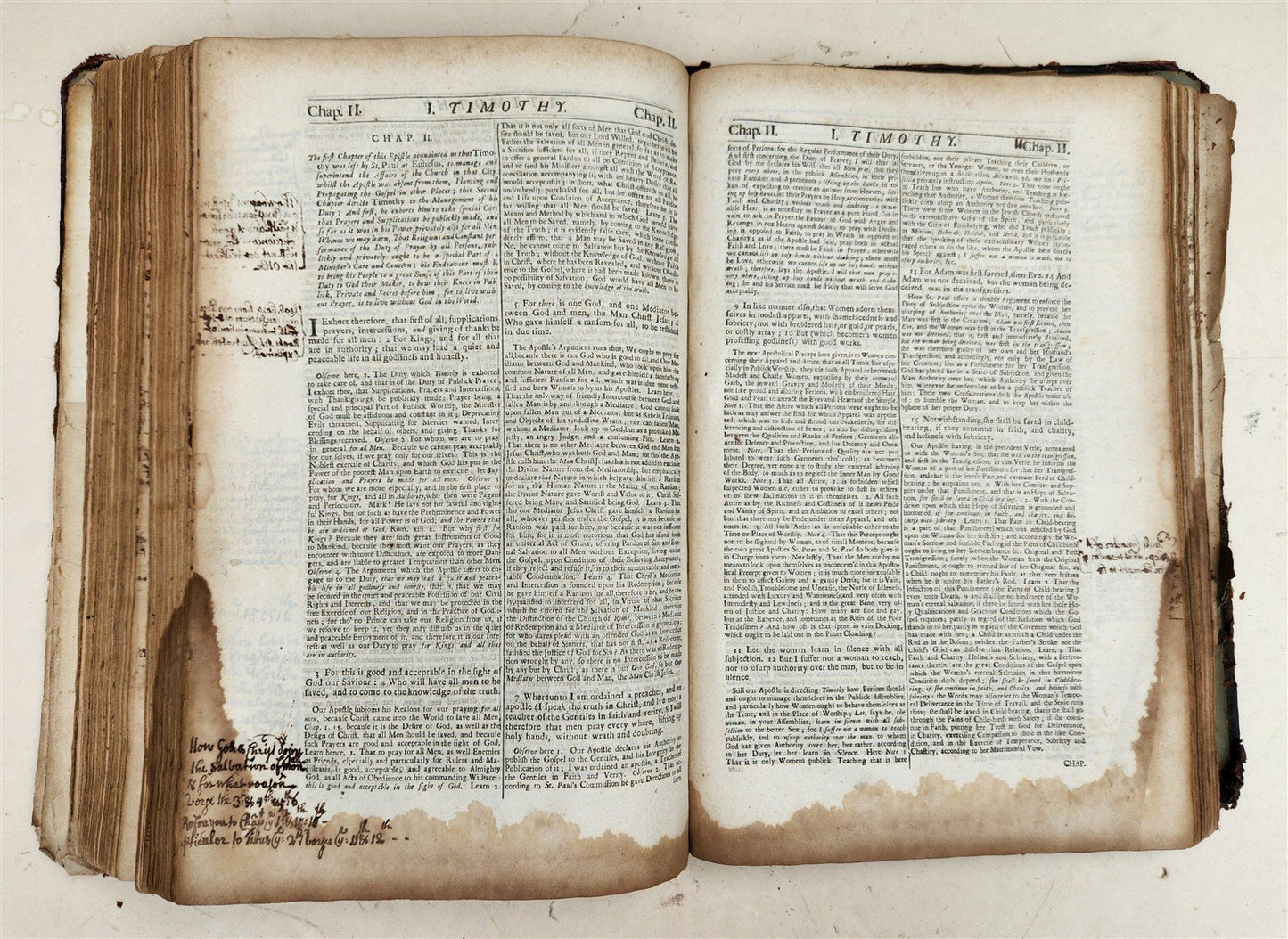 1719 EXPOSITORY NOTES on NEW TESTAMENT antique BIBLE COMMENTARY FOLIO in ENGLISH