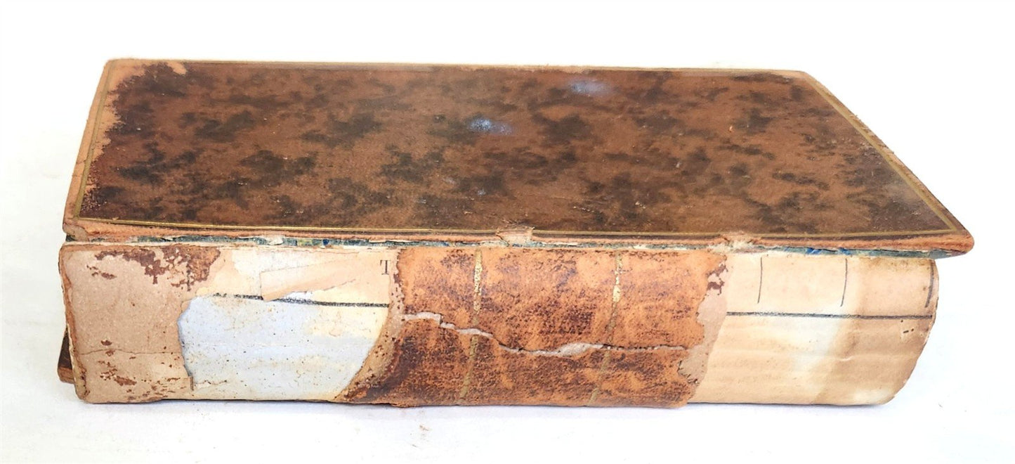 1726 BOOK OF COMMON PRAYER in ENGLISH antique ILLUSTRATED