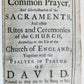1726 BOOK OF COMMON PRAYER in ENGLISH antique ILLUSTRATED