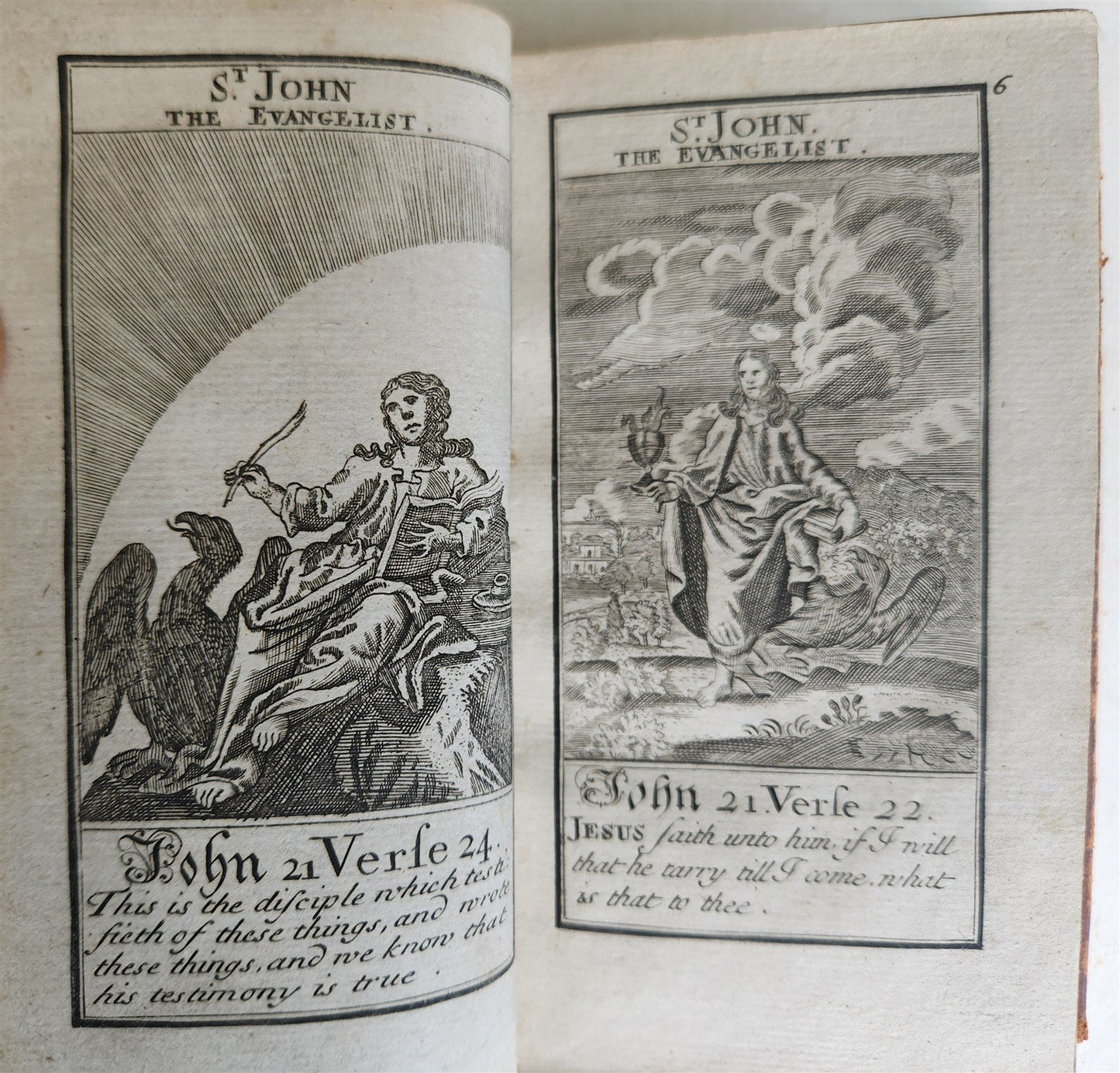 1726 BOOK OF COMMON PRAYER in ENGLISH antique ILLUSTRATED