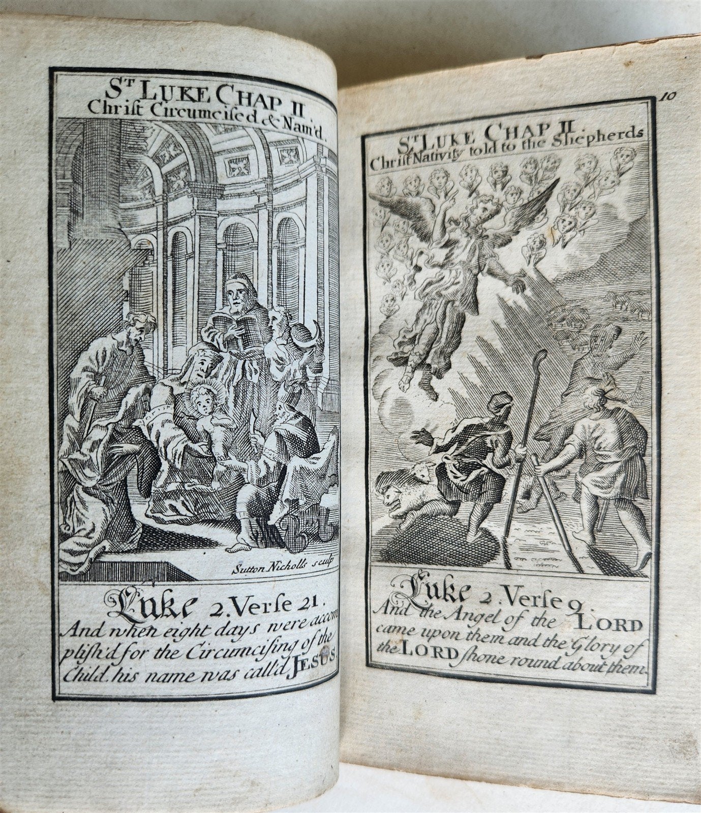 1726 BOOK OF COMMON PRAYER in ENGLISH antique ILLUSTRATED