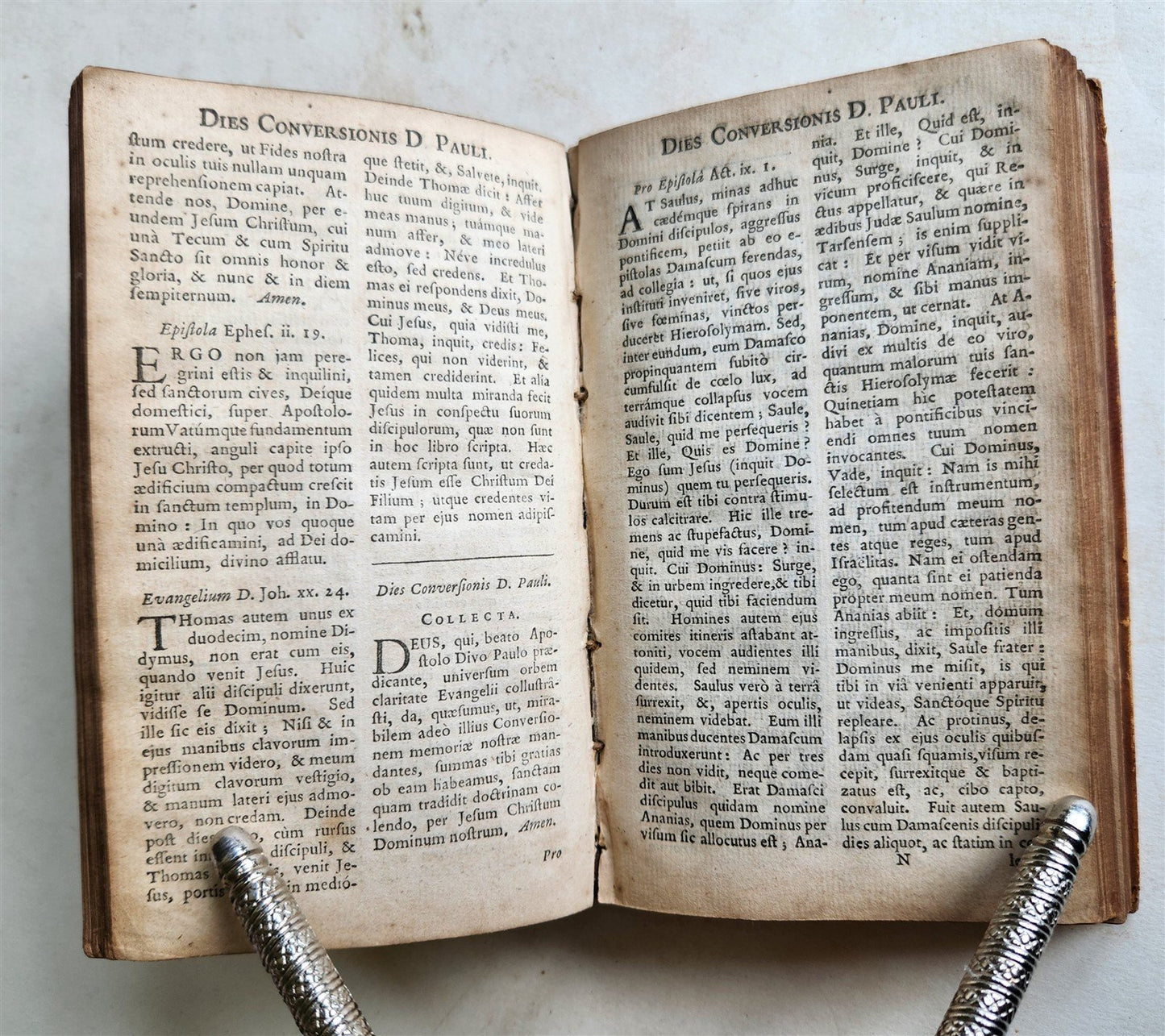 1727 LITURGIA seu LIBER in ENGLISH antique