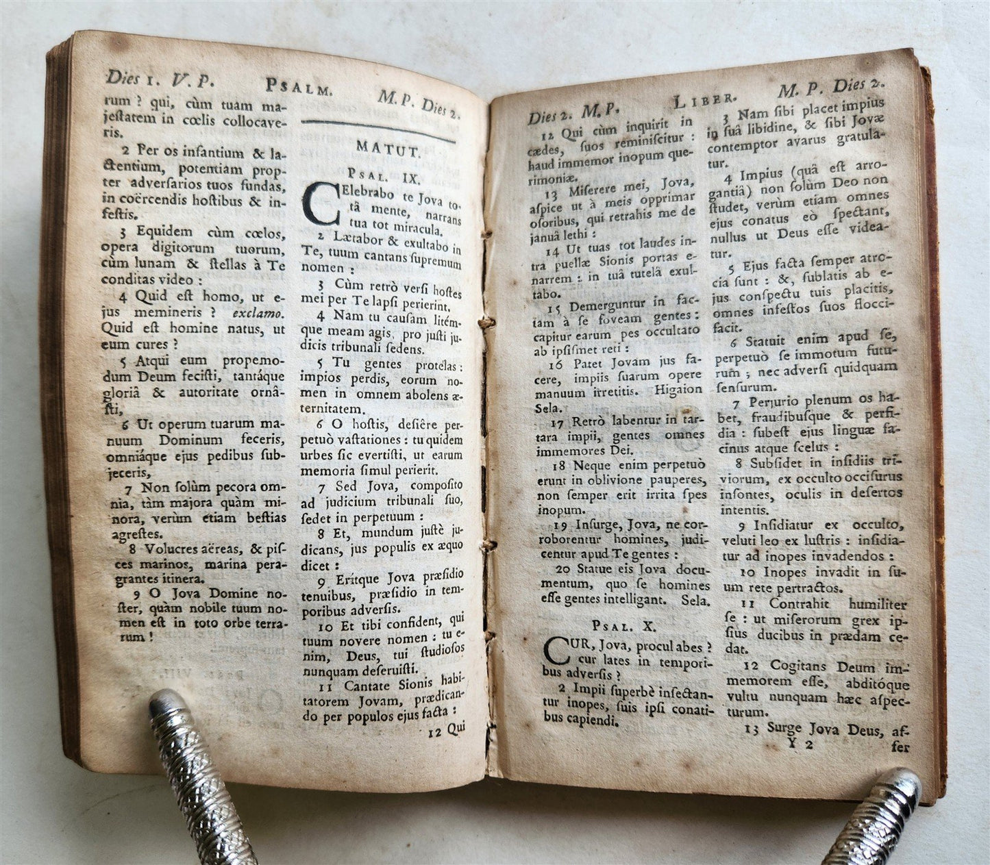 1727 LITURGIA seu LIBER in ENGLISH antique