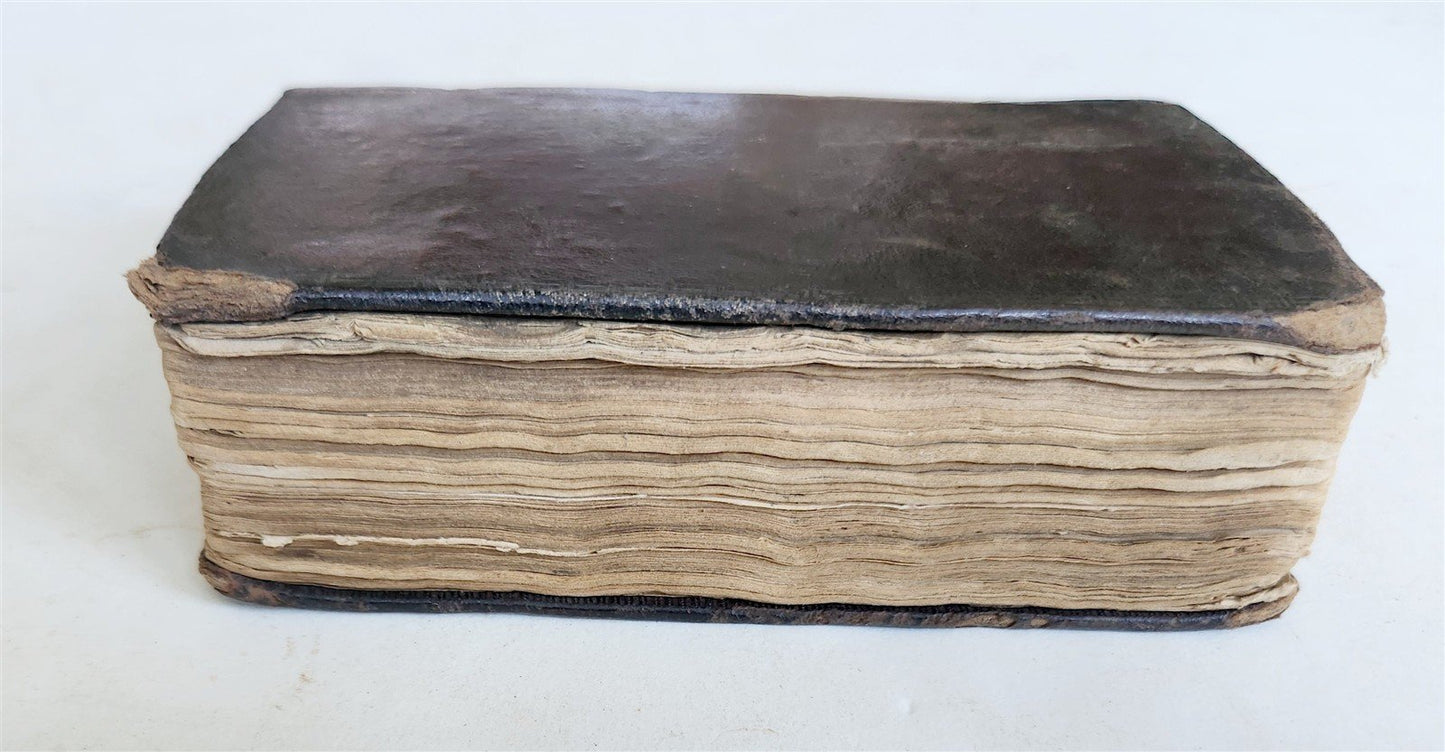 1790 BOOK OF COMMON PRAYER in ENGLISH antique ILLUSTRATED