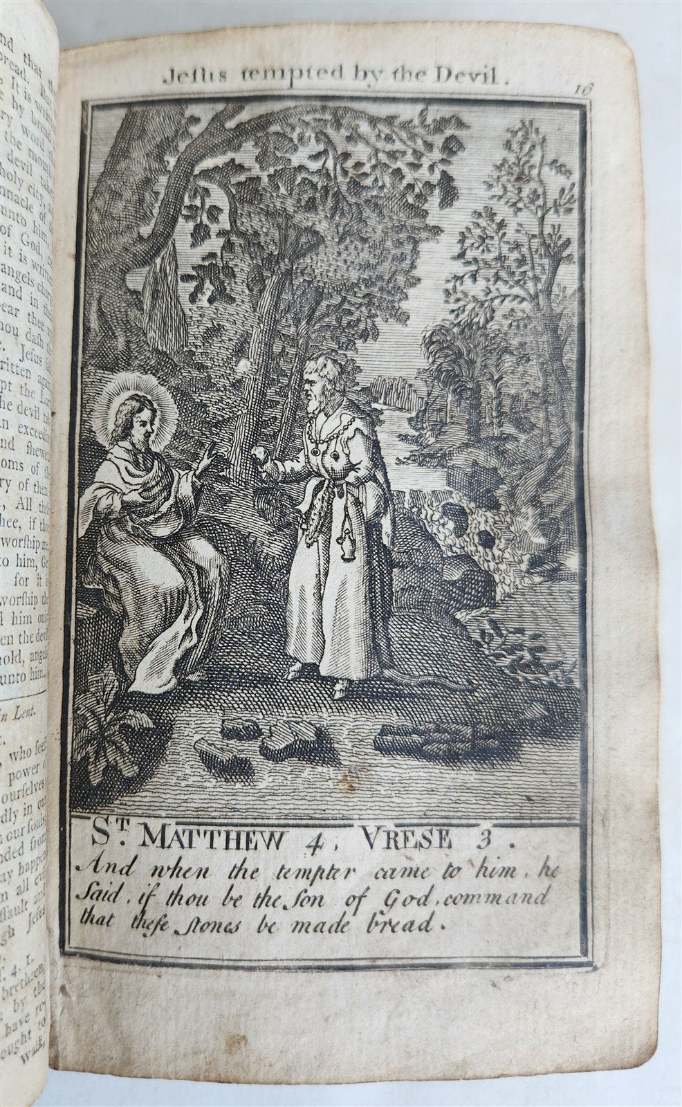1790 BOOK OF COMMON PRAYER in ENGLISH antique ILLUSTRATED