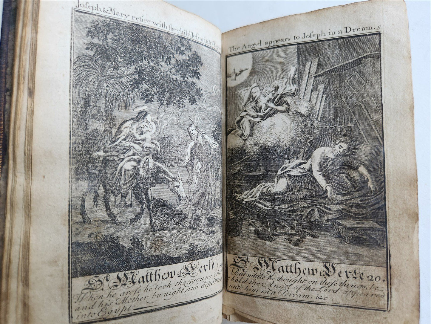 1790 BOOK OF COMMON PRAYER in ENGLISH antique ILLUSTRATED