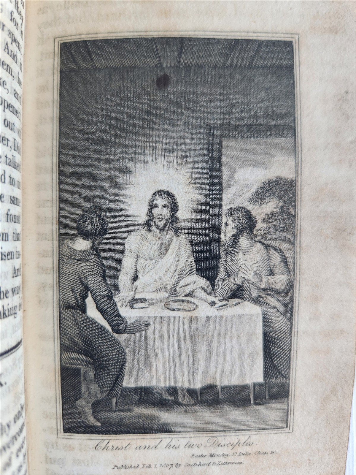 1801 MASONIC BOOK OF COMMON PRAYER in ENGLISH antique FINE RED MOROCCO BINDING