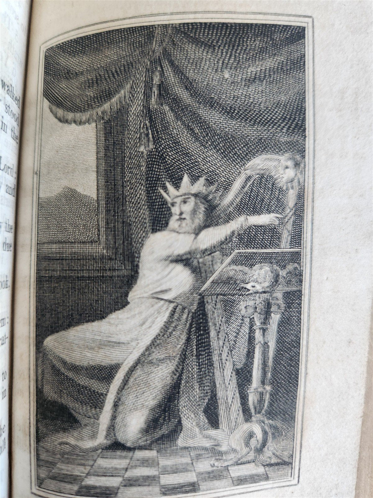 1801 MASONIC BOOK OF COMMON PRAYER in ENGLISH antique FINE RED MOROCCO BINDING