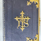 1880s BOOK OF COMMON PRAYER in ENGLISH antique FINE BINDING DECORATED with BRASS
