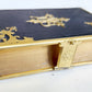 1880s BOOK OF COMMON PRAYER in ENGLISH antique FINE BINDING DECORATED with BRASS