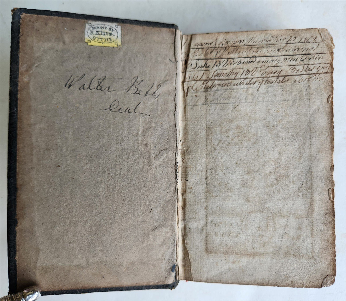 1774 BOOK OF COMMON PRAYER in ENGLISH antique ILLUSTRATED