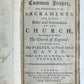 1774 BOOK OF COMMON PRAYER in ENGLISH antique ILLUSTRATED