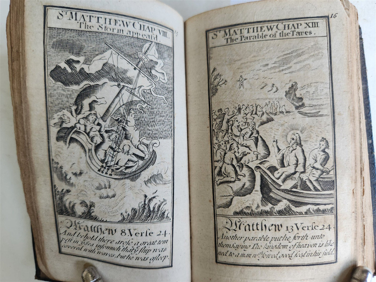 1774 BOOK OF COMMON PRAYER in ENGLISH antique ILLUSTRATED