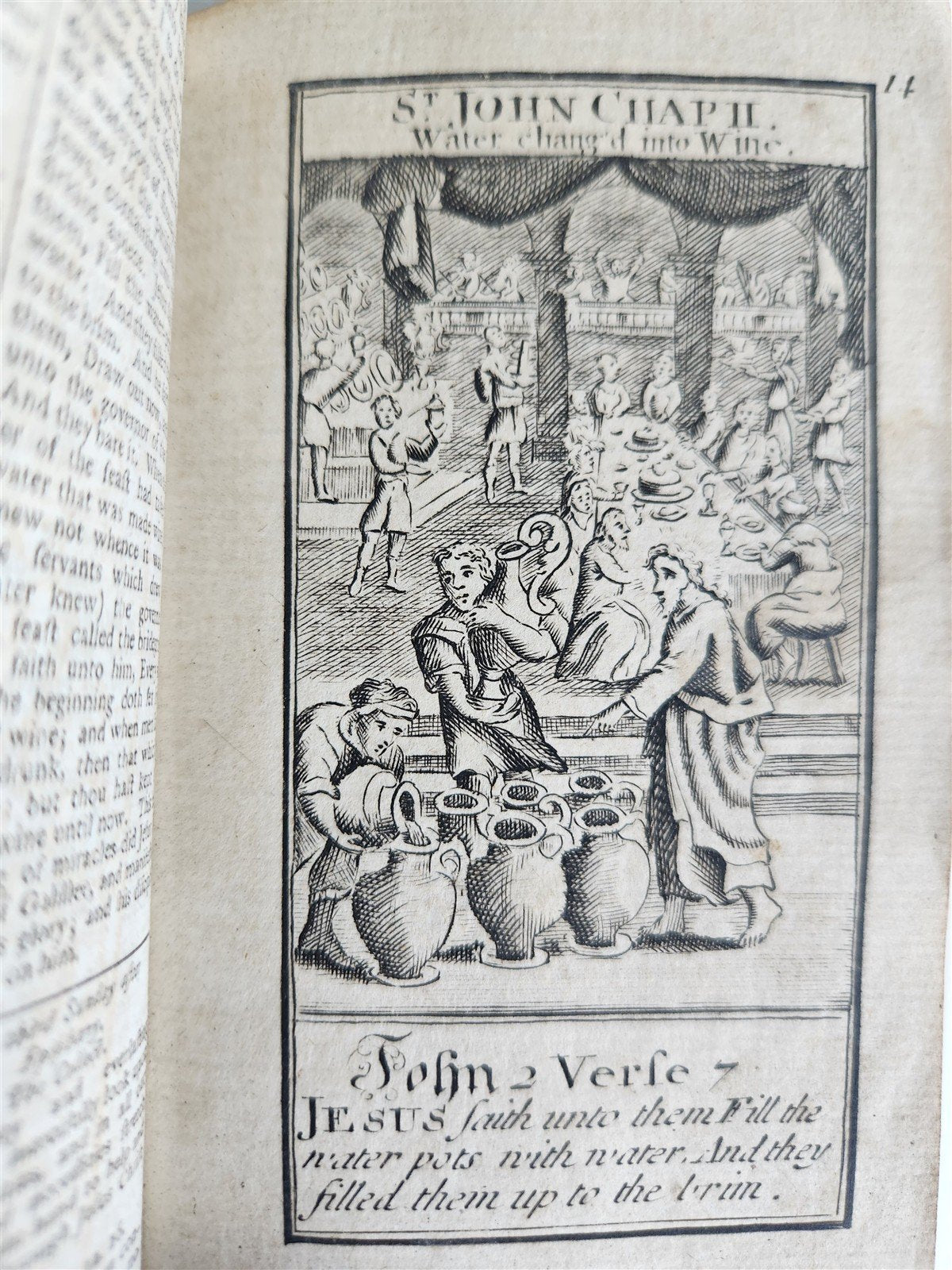 1774 BOOK OF COMMON PRAYER in ENGLISH antique ILLUSTRATED