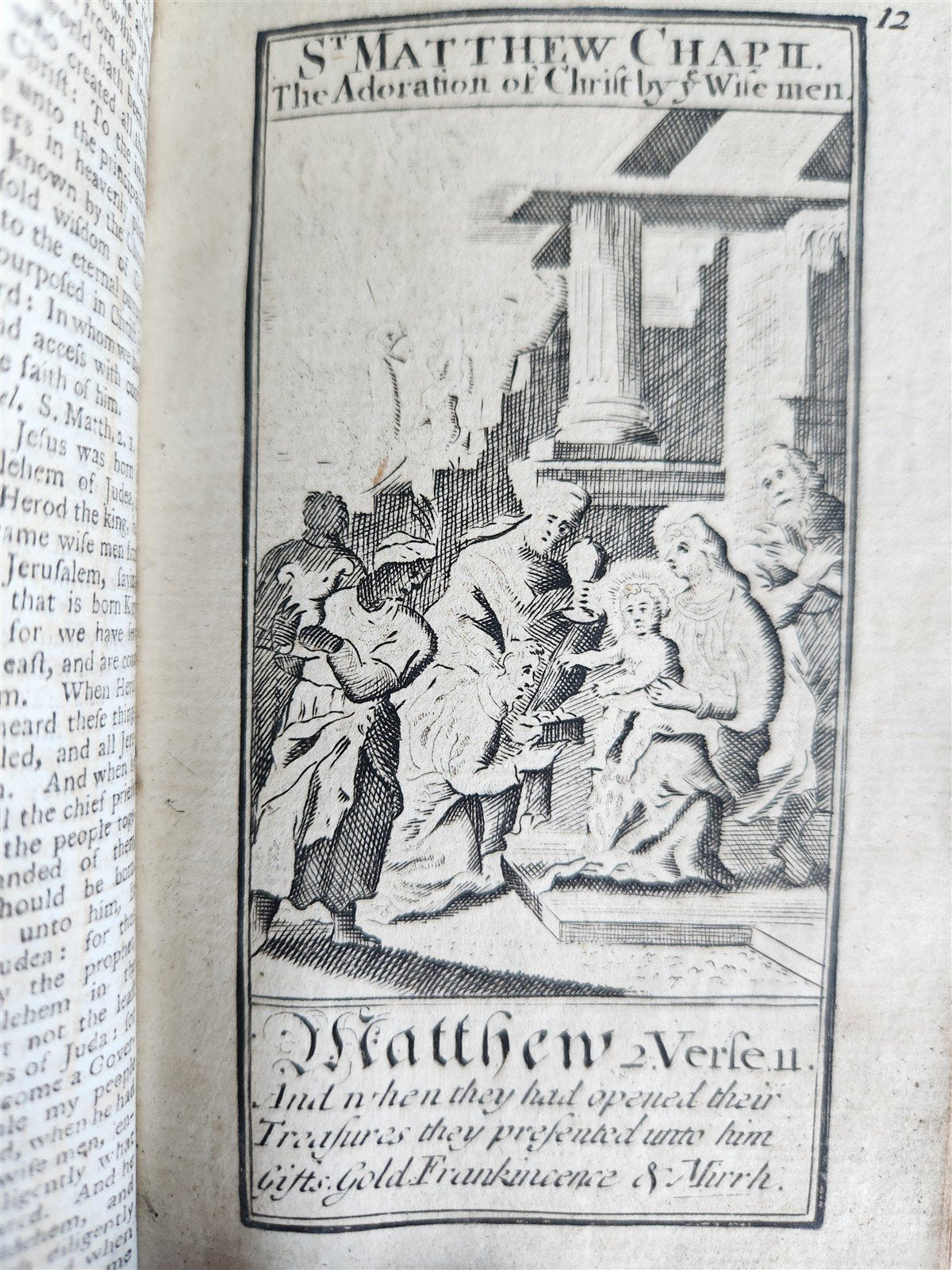 1774 BOOK OF COMMON PRAYER in ENGLISH antique ILLUSTRATED