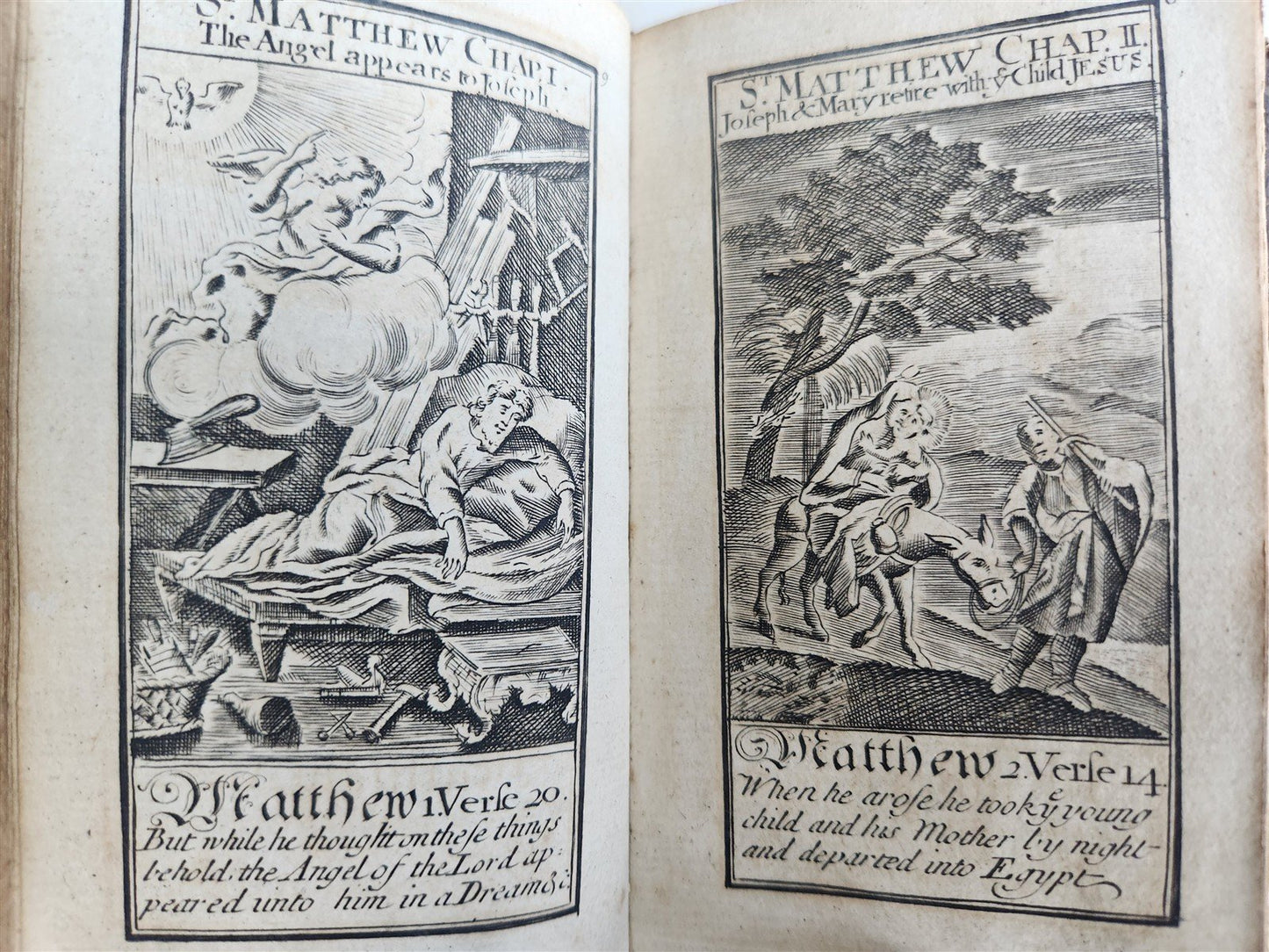 1774 BOOK OF COMMON PRAYER in ENGLISH antique ILLUSTRATED