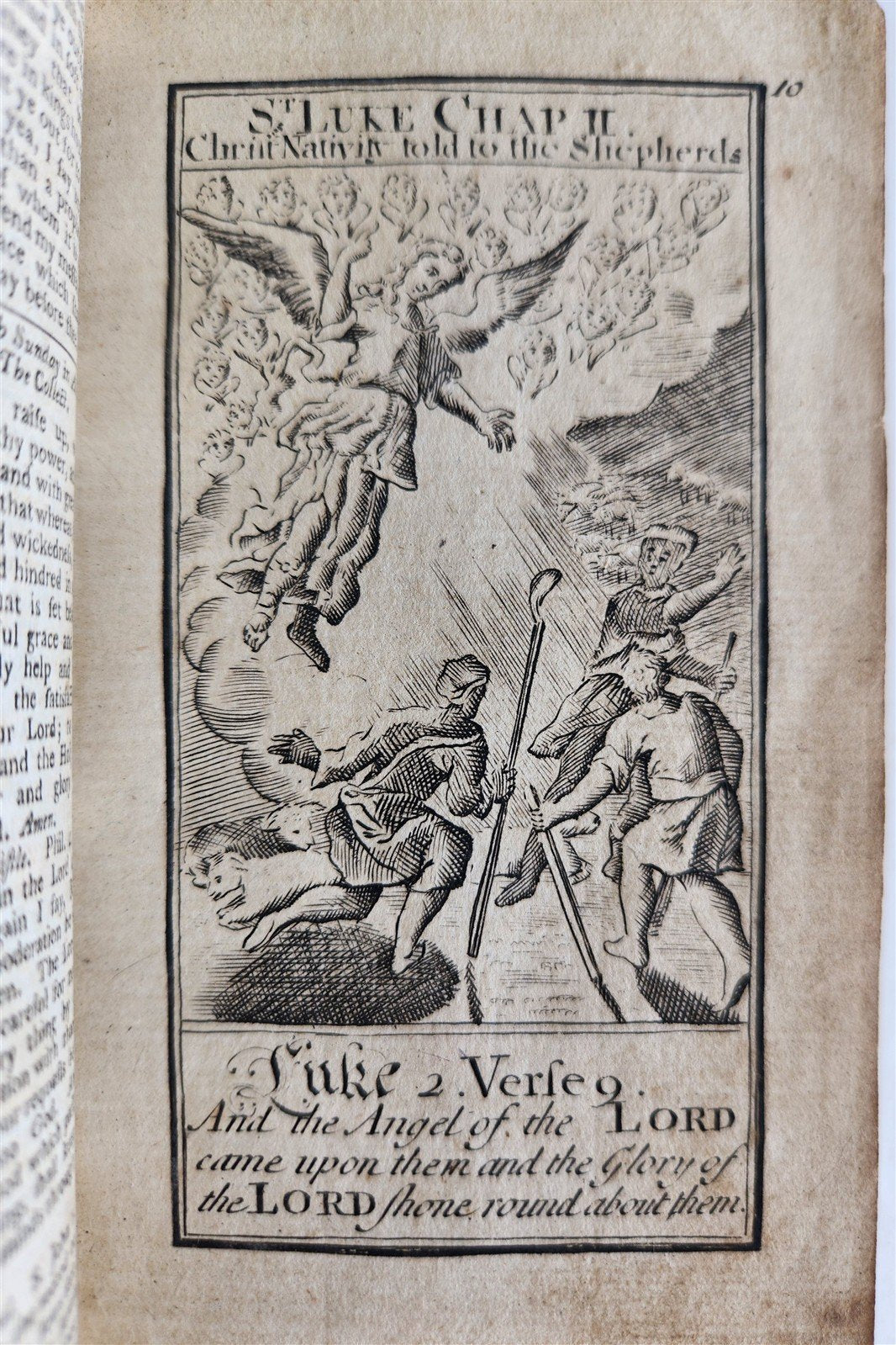 1774 BOOK OF COMMON PRAYER in ENGLISH antique ILLUSTRATED