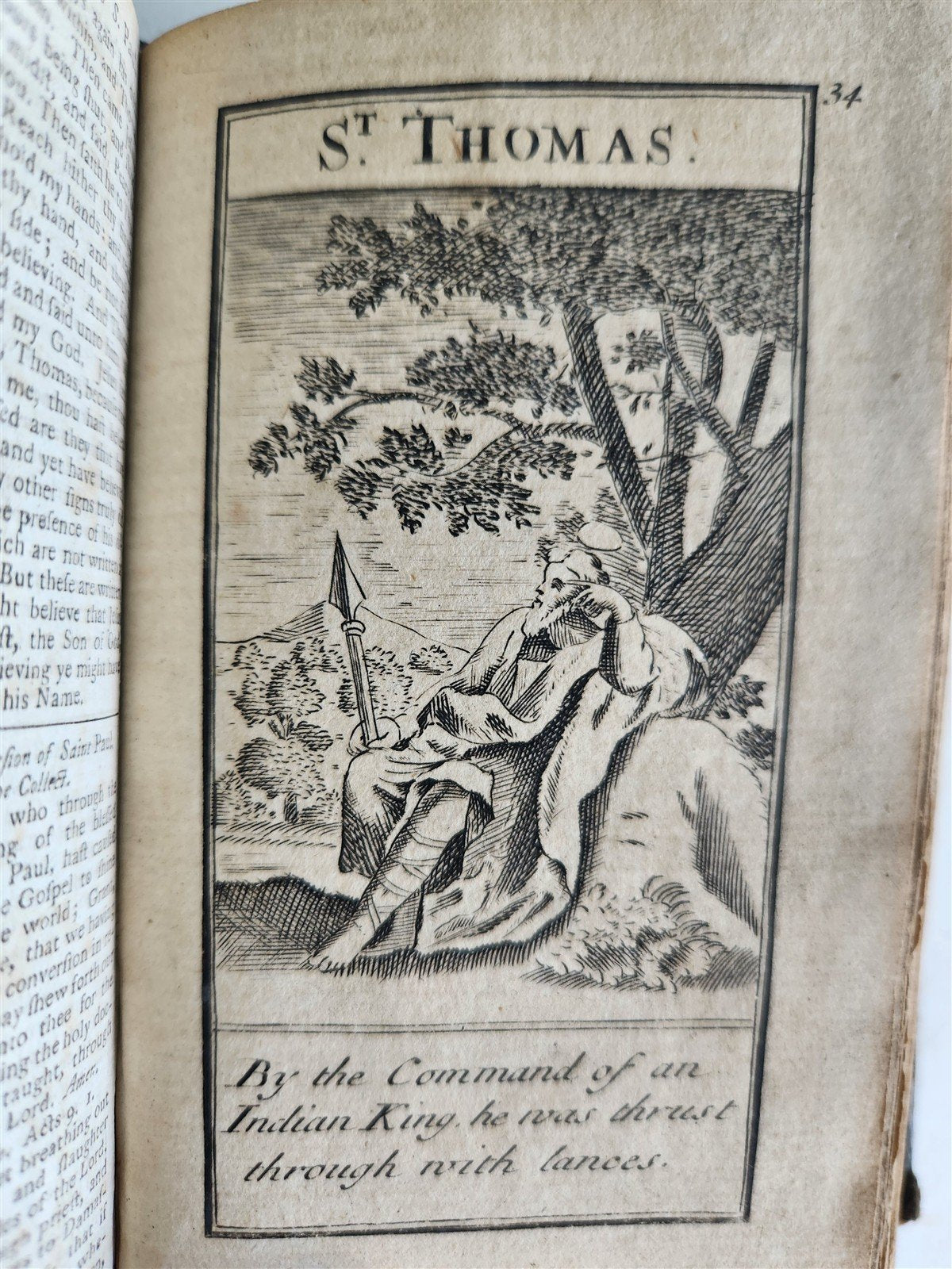 1774 BOOK OF COMMON PRAYER in ENGLISH antique ILLUSTRATED