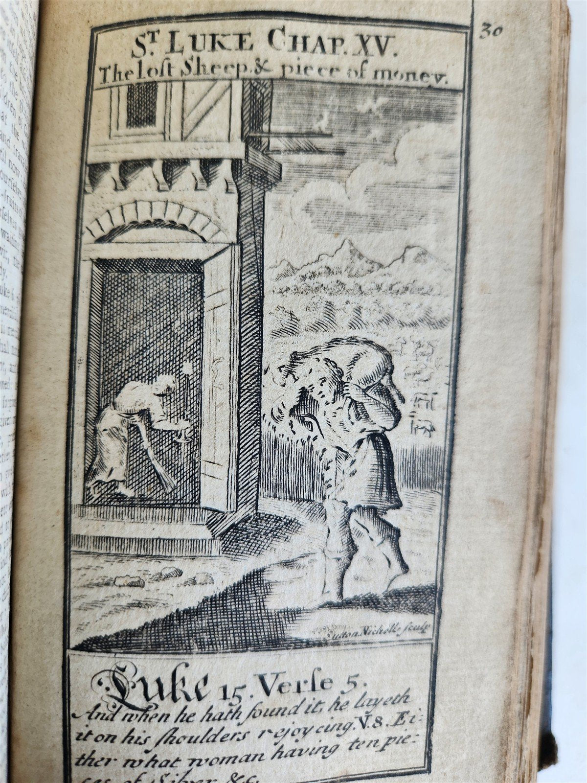 1774 BOOK OF COMMON PRAYER in ENGLISH antique ILLUSTRATED