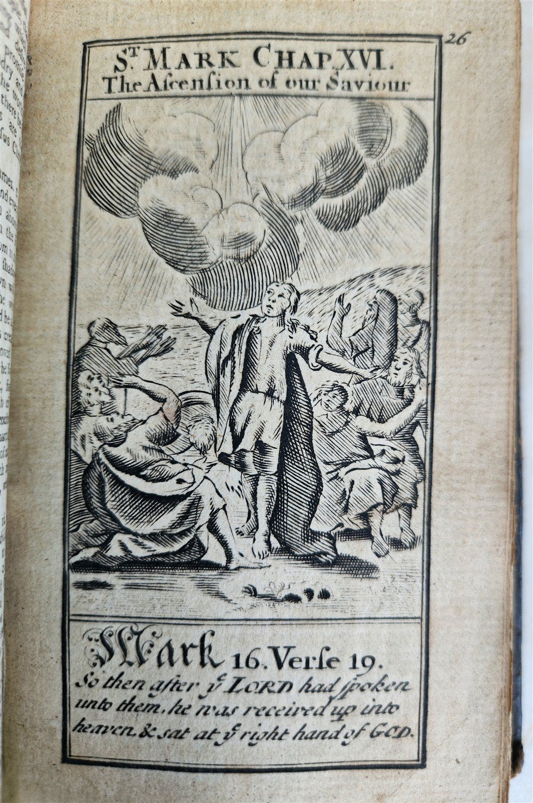 1774 BOOK OF COMMON PRAYER in ENGLISH antique ILLUSTRATED