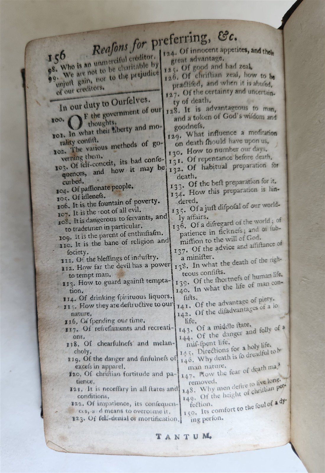 1750s THE NEW WEEK'S PREPARATION for ...LORD'S SUPPER in ENGLISH antique