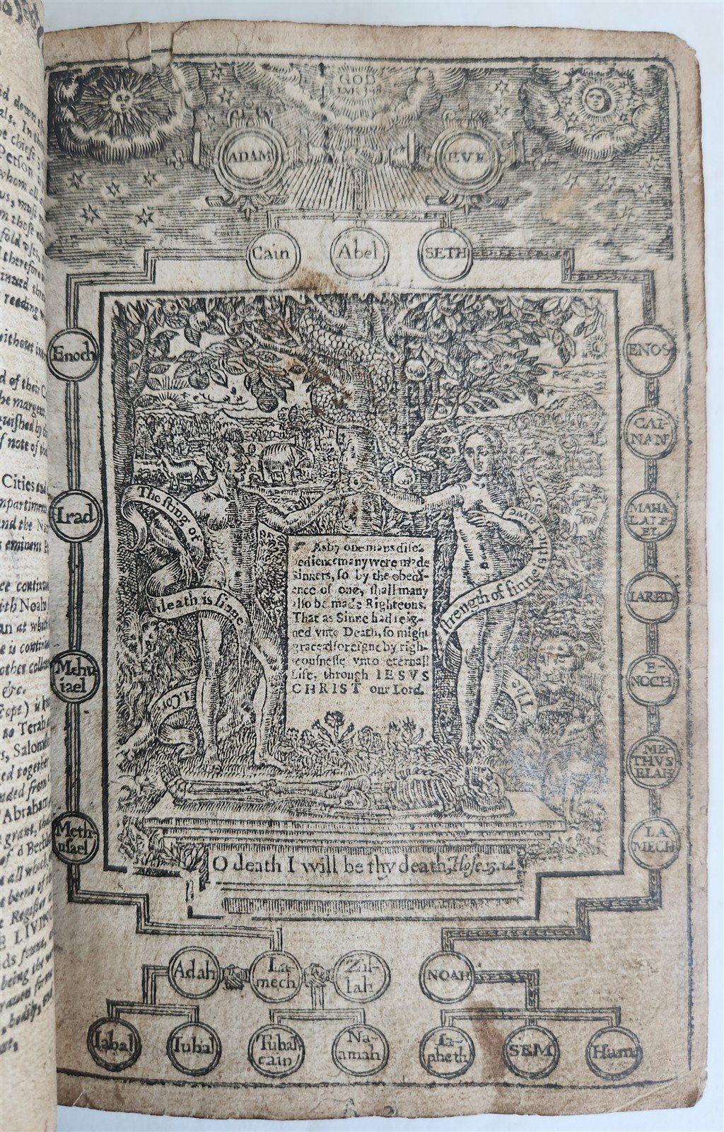 1640 BIBLE in ENGLISH OLD AND NEW TESTAMENT antique ILLUSTRATED