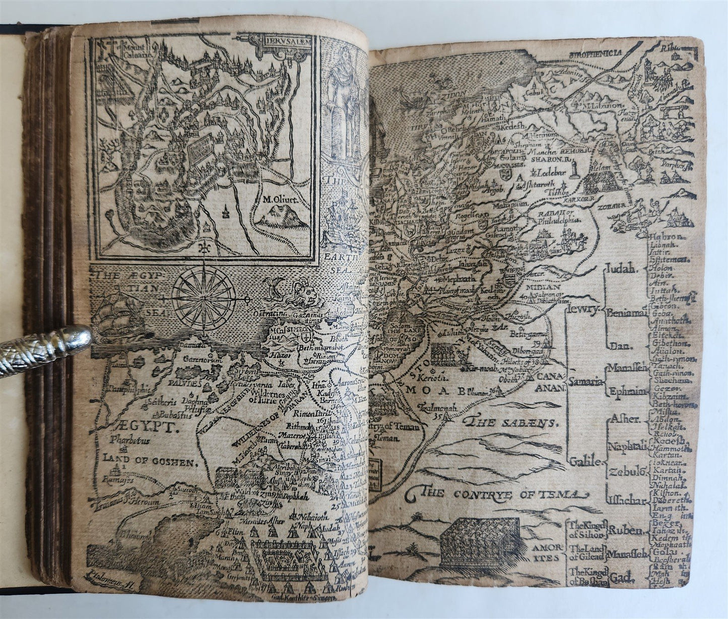 1640 BIBLE in ENGLISH OLD AND NEW TESTAMENT antique ILLUSTRATED