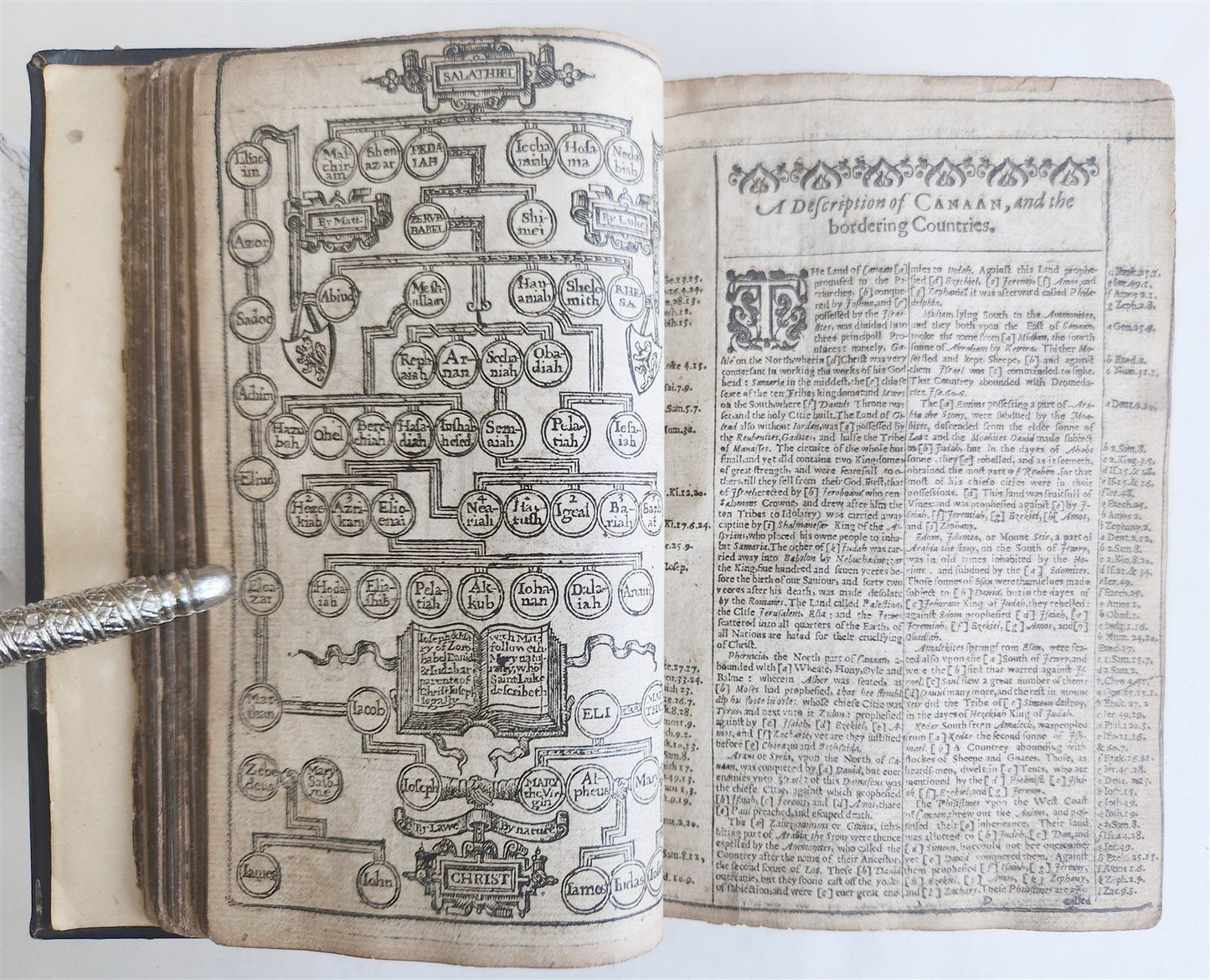 1640 BIBLE in ENGLISH OLD AND NEW TESTAMENT antique ILLUSTRATED