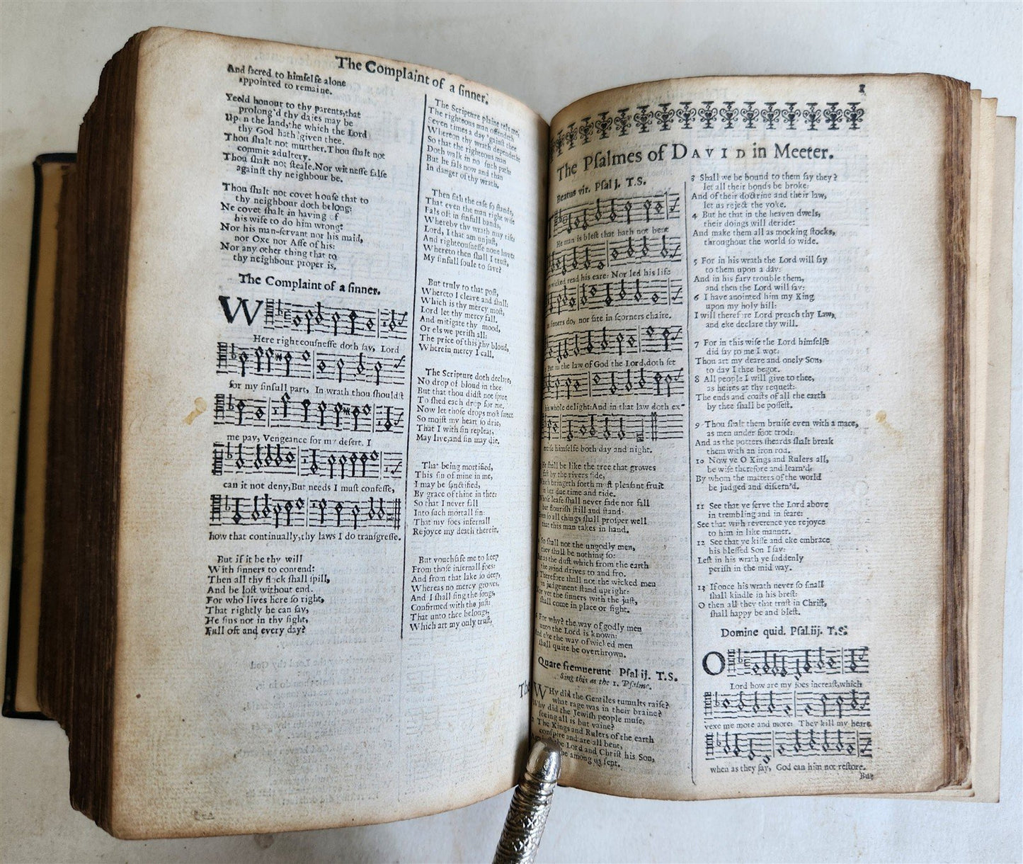 1640 BIBLE in ENGLISH OLD AND NEW TESTAMENT antique ILLUSTRATED