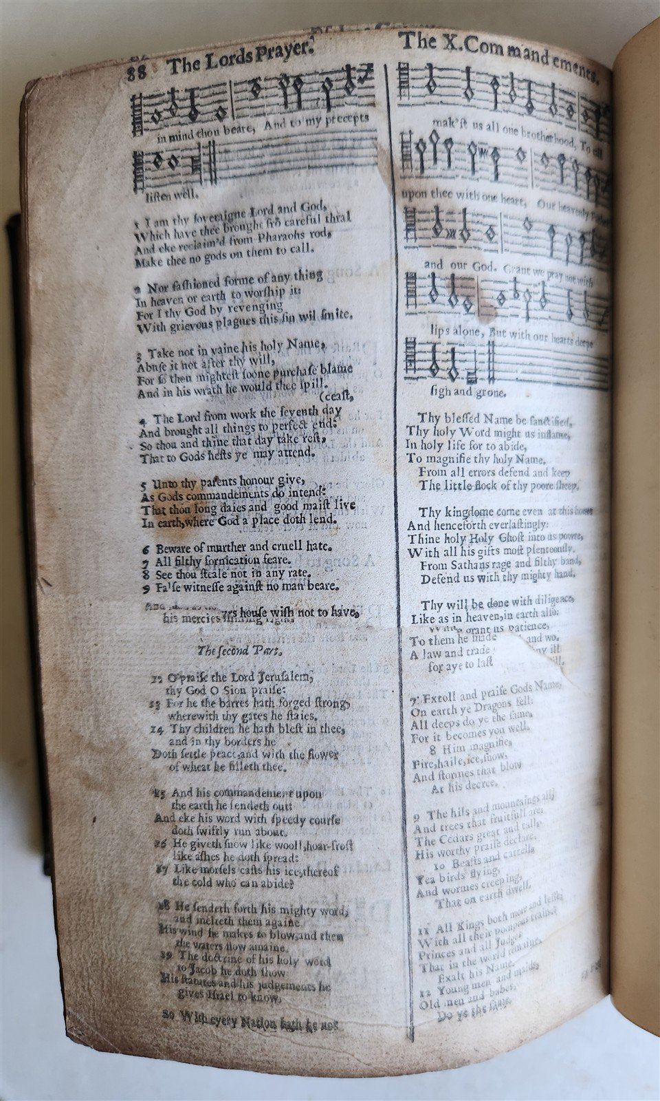 1640 BIBLE in ENGLISH OLD AND NEW TESTAMENT antique ILLUSTRATED