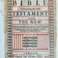 1660 BIBLE in ENGLISH OLD AND NEW TESTAMENT antique