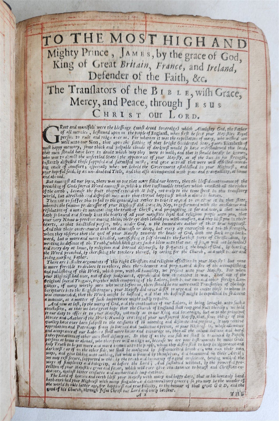 1660 BIBLE in ENGLISH OLD AND NEW TESTAMENT antique