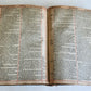 1660 BIBLE in ENGLISH OLD AND NEW TESTAMENT antique