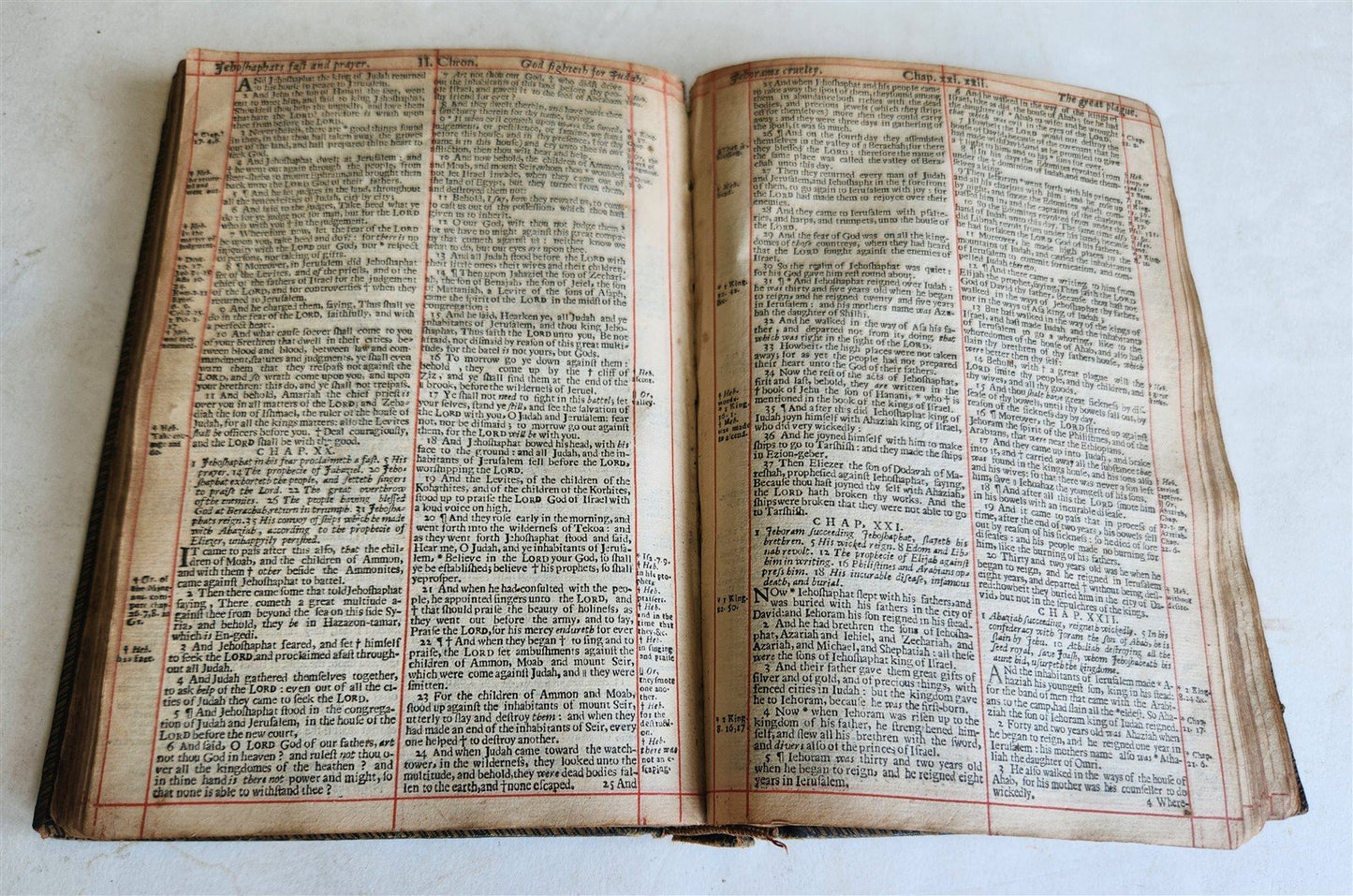 1660 BIBLE in ENGLISH OLD AND NEW TESTAMENT antique