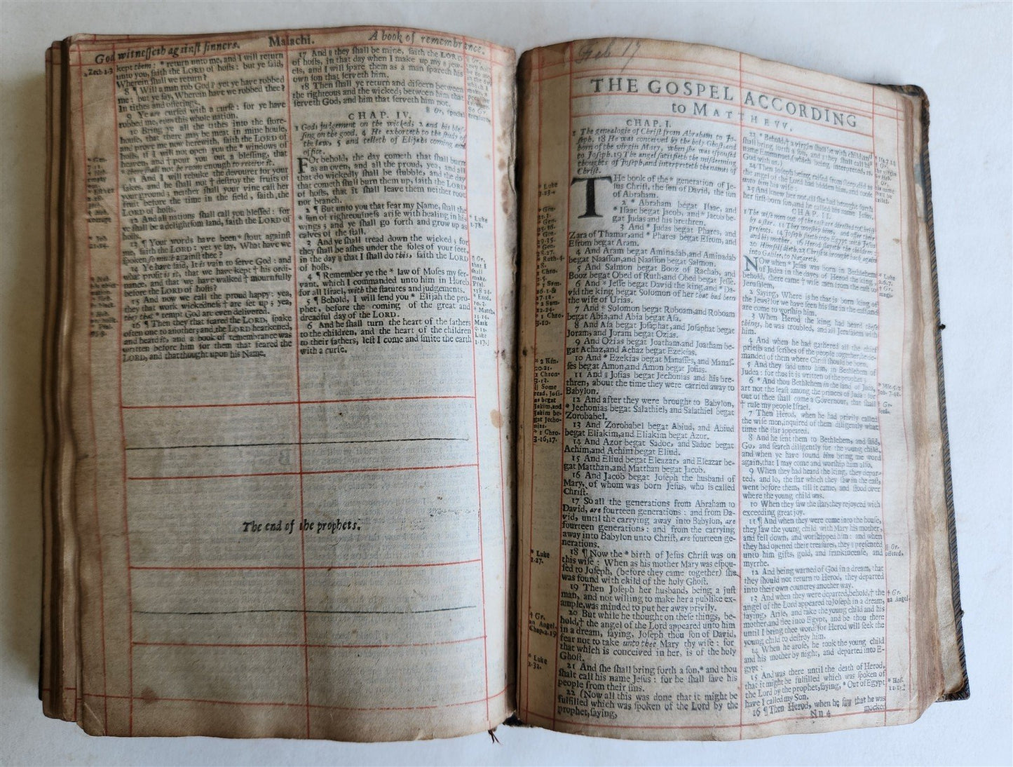 1660 BIBLE in ENGLISH OLD AND NEW TESTAMENT antique
