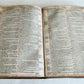 1715 BIBLE in ENGLISH OLD AND NEW TESTAMENT antique Edinburgh SCOTLAND
