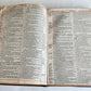 1715 BIBLE in ENGLISH OLD AND NEW TESTAMENT antique Edinburgh SCOTLAND