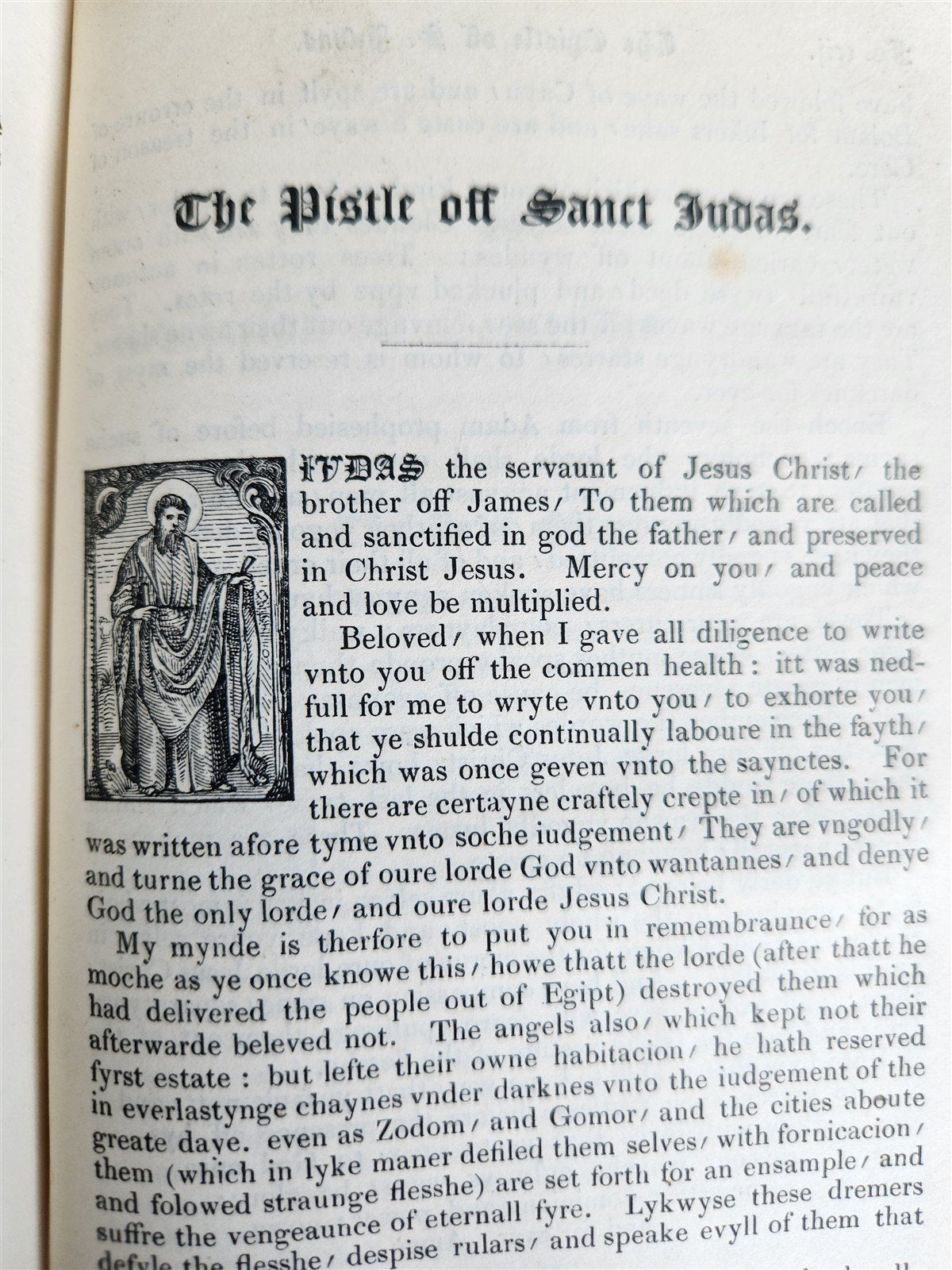 1836 BIBLE in ENGLISH by WILLIAM TYNDALE NEW TESTAMENT antique