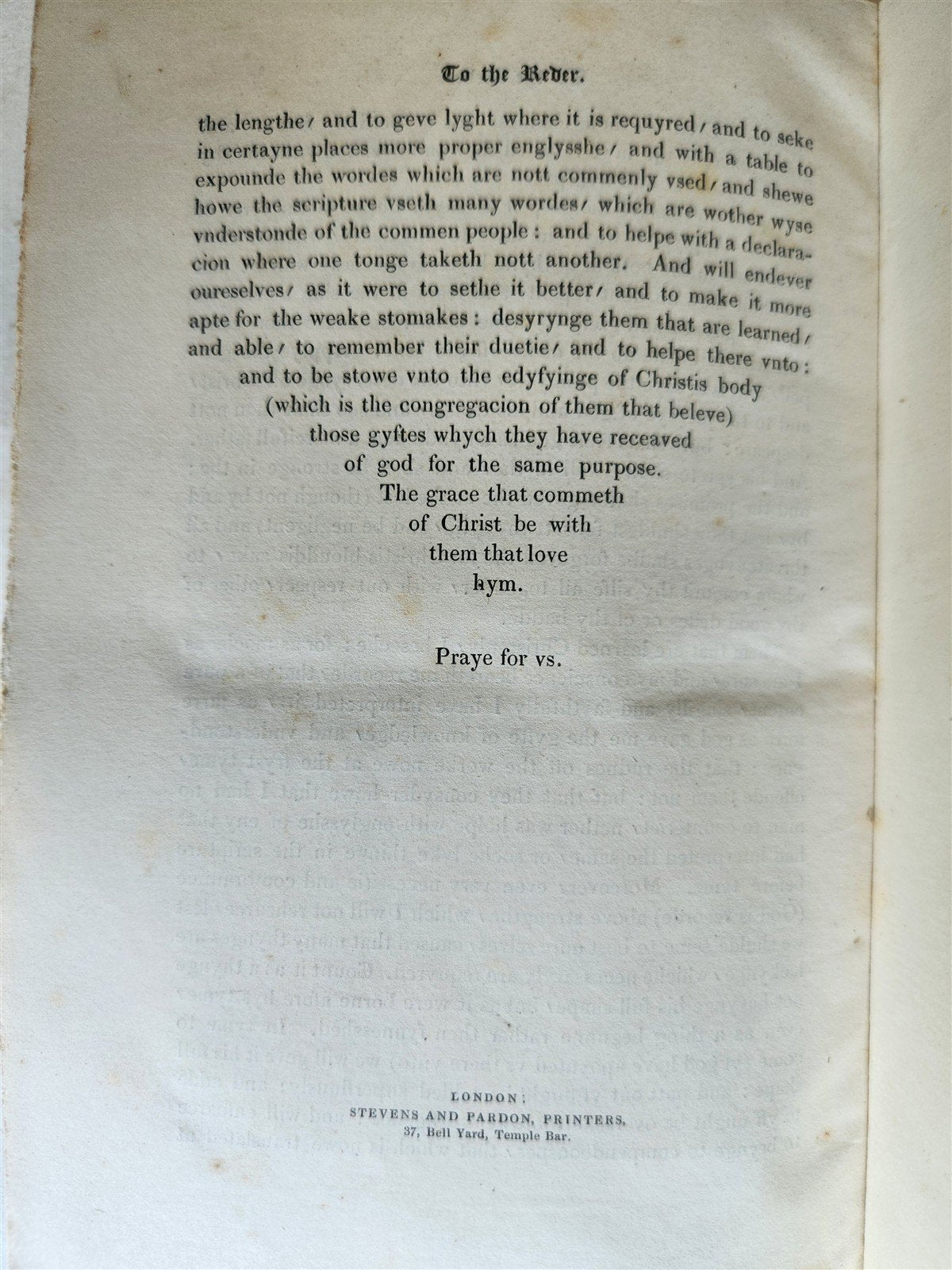 1836 BIBLE in ENGLISH by WILLIAM TYNDALE NEW TESTAMENT antique