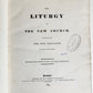 1828 LITURGY of NEW CHURCH signified by NEW JERUSALEM in REVELATION antique