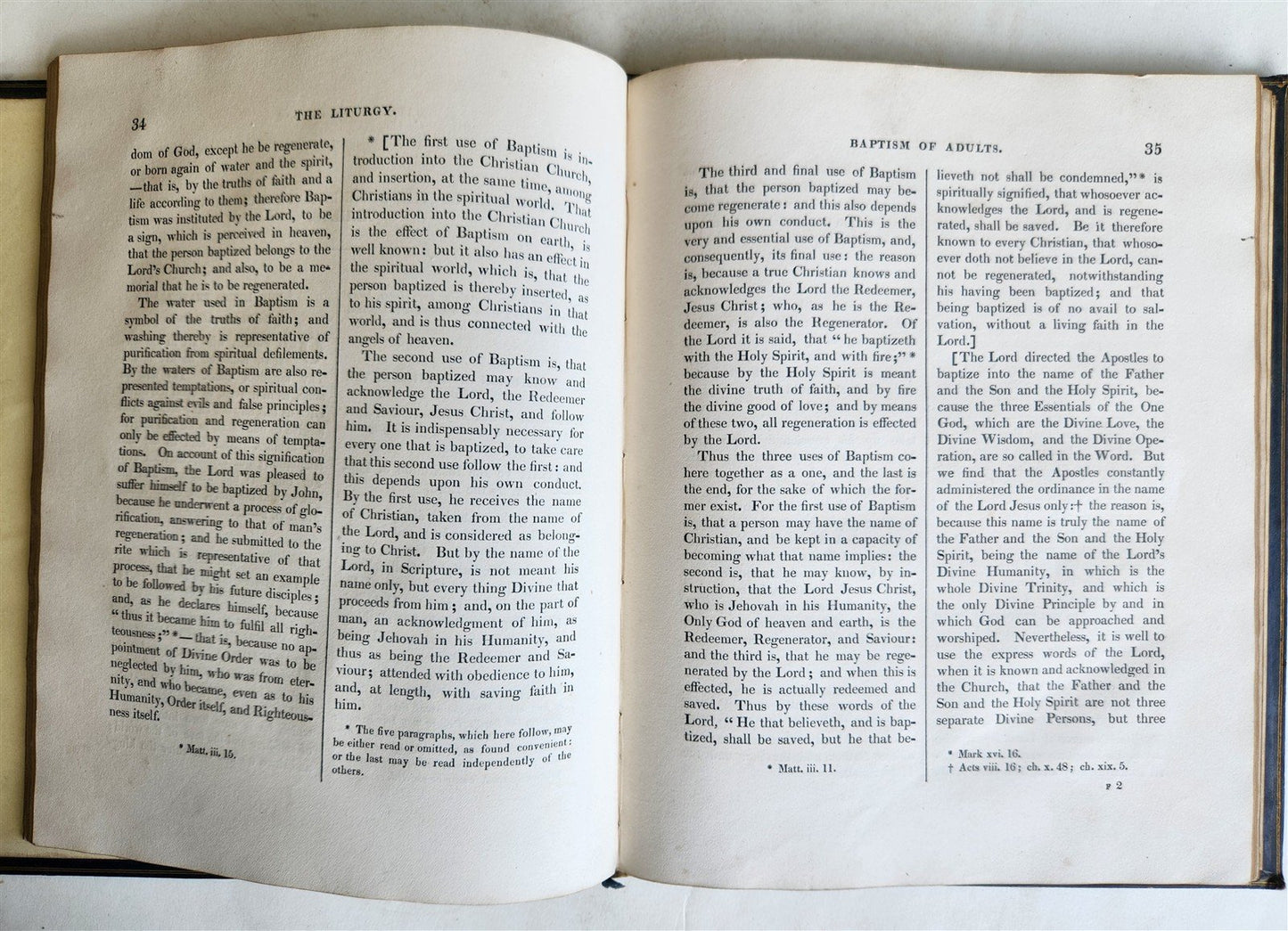 1828 LITURGY of NEW CHURCH signified by NEW JERUSALEM in REVELATION antique